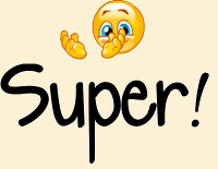 Emotikonka bijąca brawo super